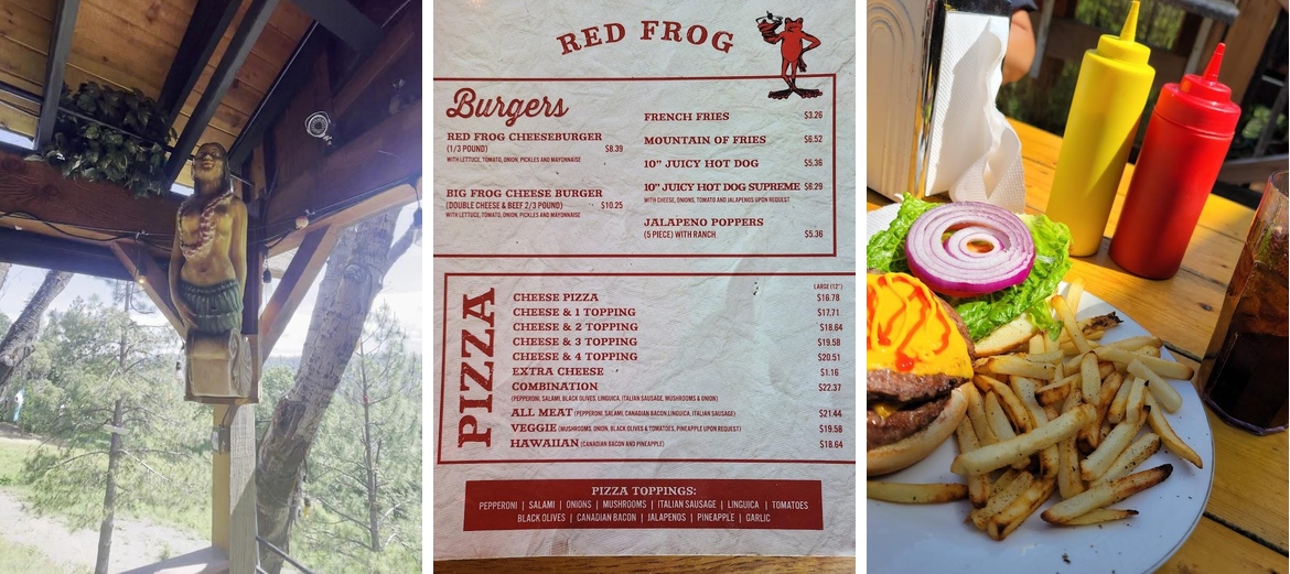Red Frog Menu
