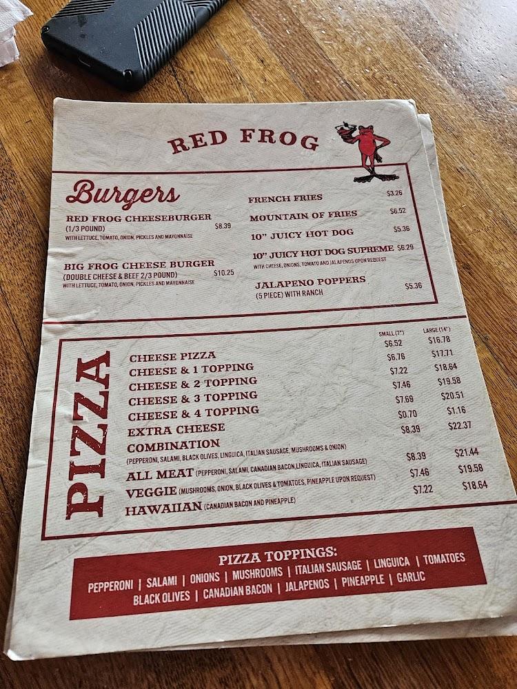 Red Frog Menu image 4