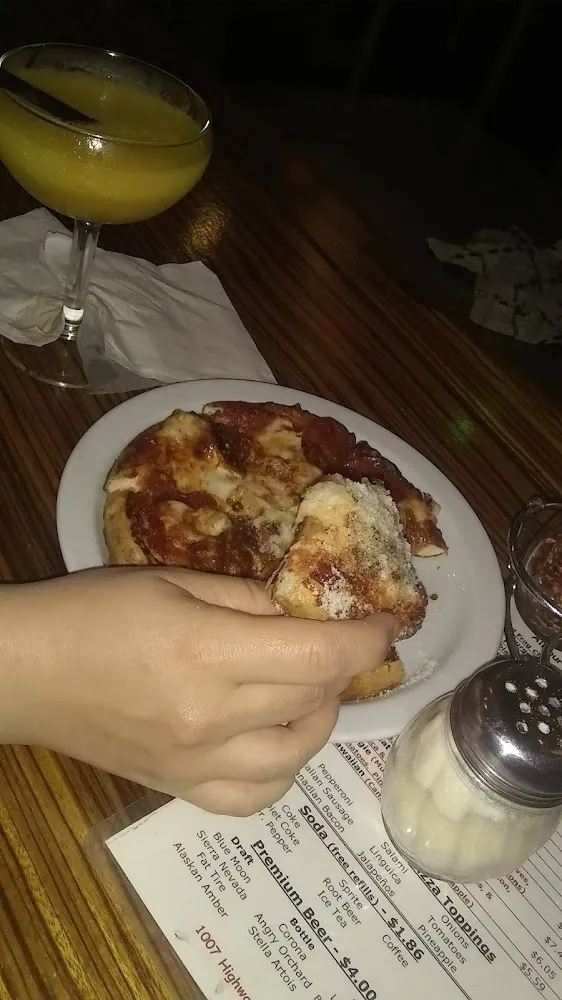 Pineapple Pepperoni Mini Pizza